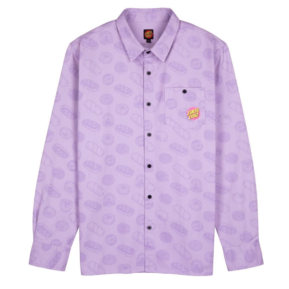 Santa Cruz Shirt McCoy Donut Dog Shirt - Digital Lavender