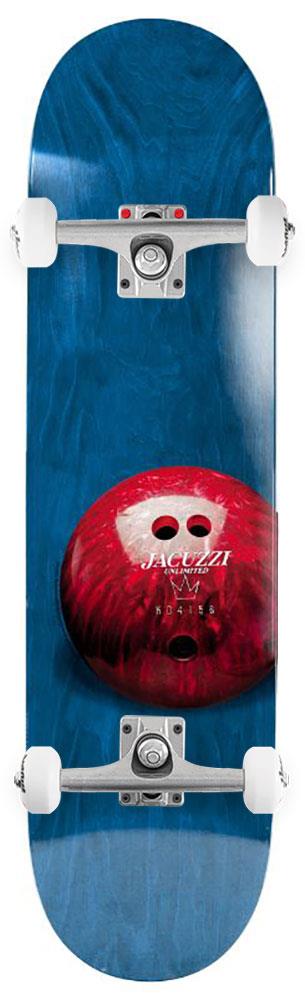 Jacuzzi Unlimited Fourth Street Bowl EX7 Blue x Venom Custom Complete Skateboard - 8.25"