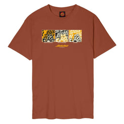 Santa Cruz T-Shirt Handled Front - Baked Clay