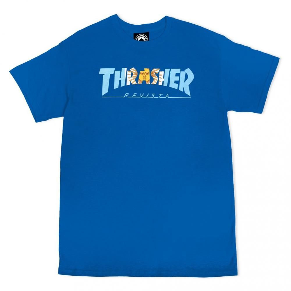 Thrasher T-Shirt Argentina - Royal