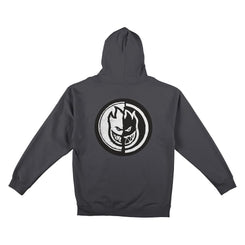 Spitfire Zip Hoody Yin Yang - Charcoal / Black / White