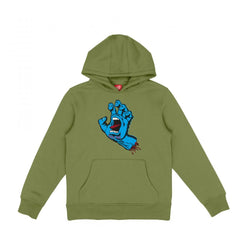 Santa Cruz Youth Hood Youth Screaming Hand Hood - Iguana