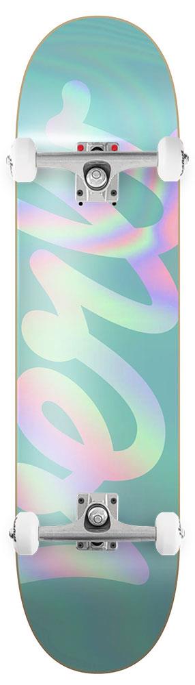 Verb Holographic Logo Teal x Venom Custom Complete Skateboard - 8.125"