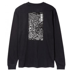 Santa Cruz L/S T-Shirt OBrien Purgatory Back - Black - Skatewarehouse.co.uk