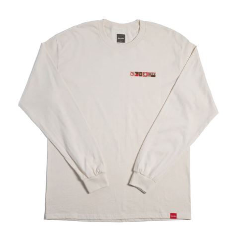 Chocolate Flyin' the Chocolate Flags Long Sleeve Tee Cream