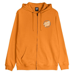 Santa Cruz Zip Hood Breaker Check Opus Dot - Apricot - Skatewarehouse.co.uk