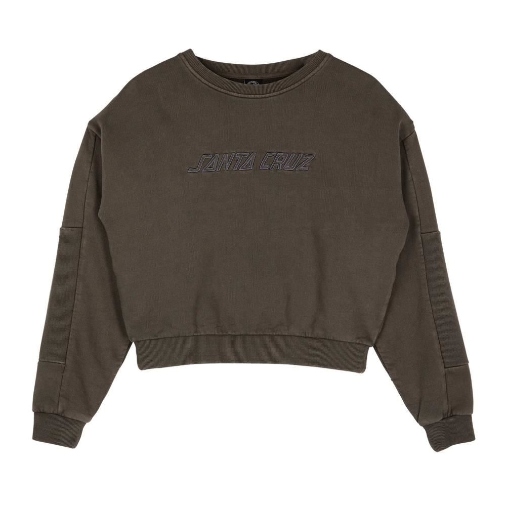 Santa Cruz Womens Crew Nomad Strip - Charcoal