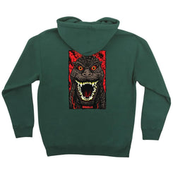 Santa Cruz Youth Hoodie Godzilla Destroyer - Alpine Green