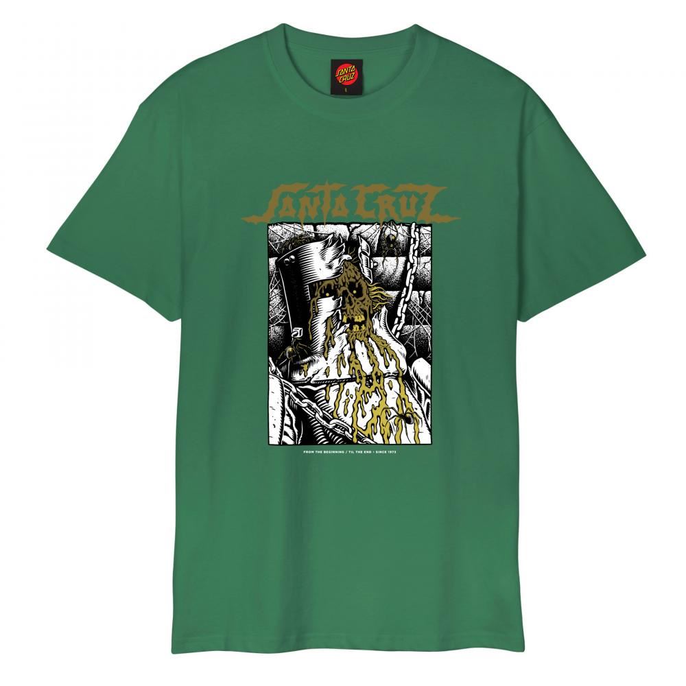 Santa Cruz T-Shirt Pace Dungeon Front - Pine