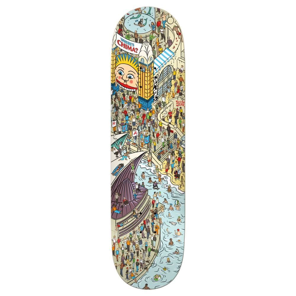 Real Deck Chima Wheres Skateboard Deck - 8.28" - Skatewarehouse.co.uk