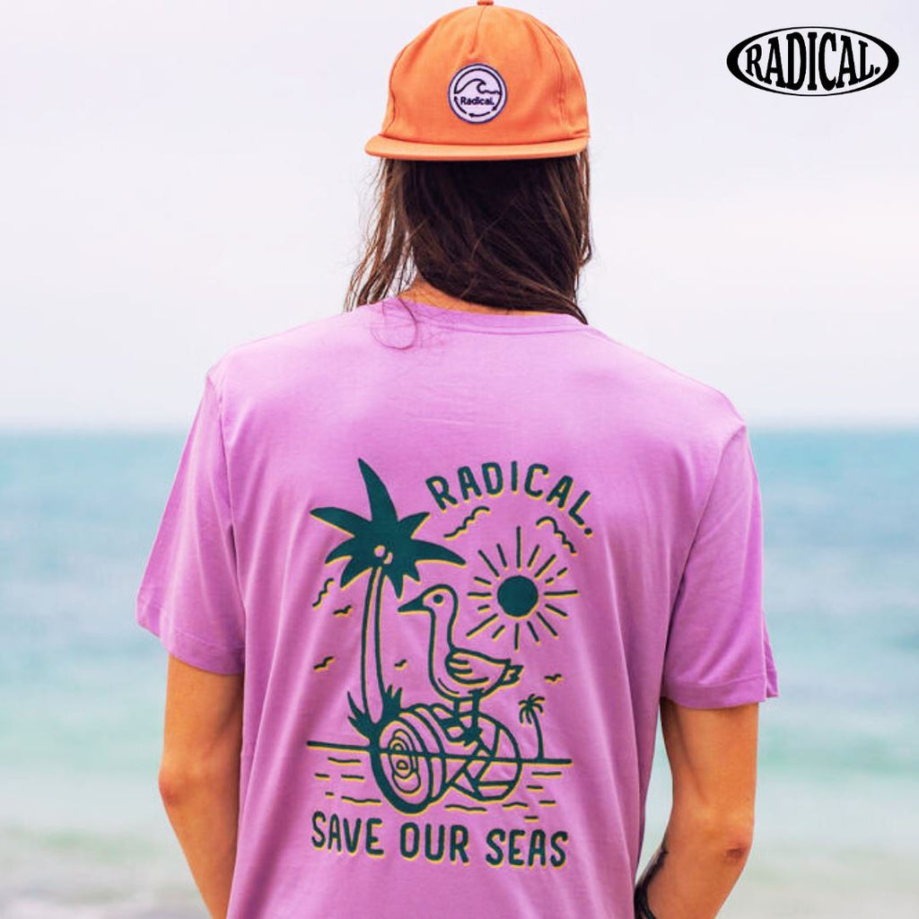 Radical. Save Our Seas T-shirt, Unisex - Lilac