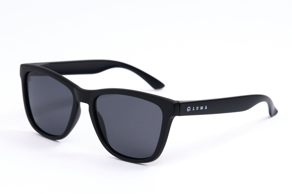 Luma Harlyn Recycled Sunglasses - Black/Black