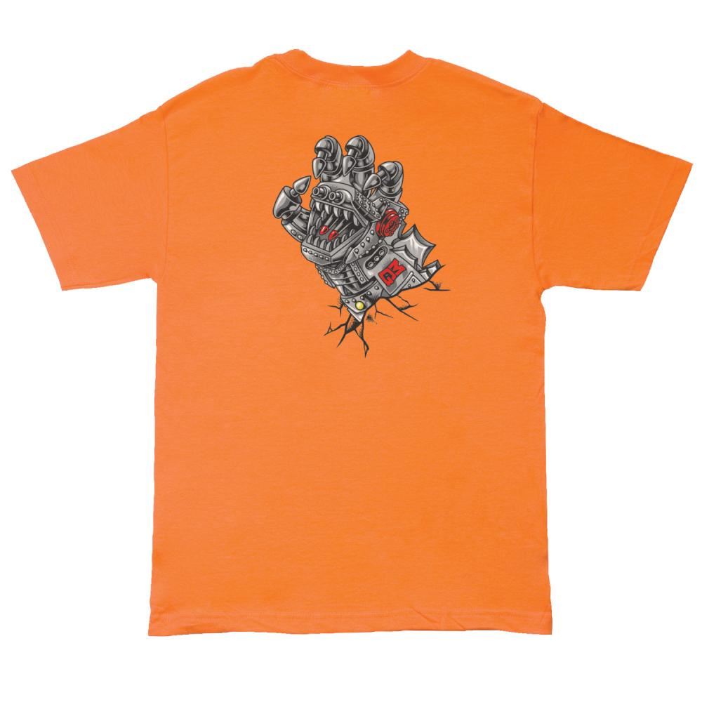 Santa Cruz Youth T-Shirt Godzilla Mecha Hand - Texas Orange