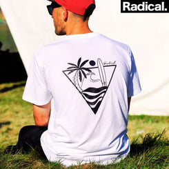 Radical. Summer Time Unisex T-shirt - White