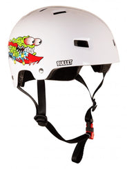 Bullet x Santa Cruz Helmet Slasher Youth - Gloss White