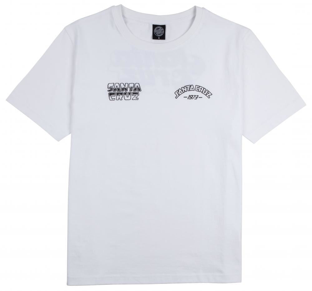 Santa Cruz Womens T-Shirt Mix Up T-Shirt - White - Skatewarehouse.co.uk