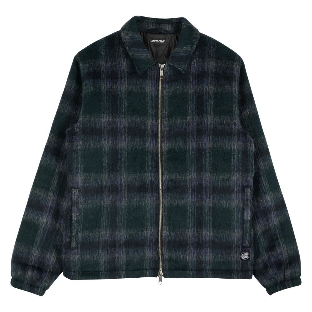 Santa Cruz Jacket Hideout - Navy / Blue / Grey Check