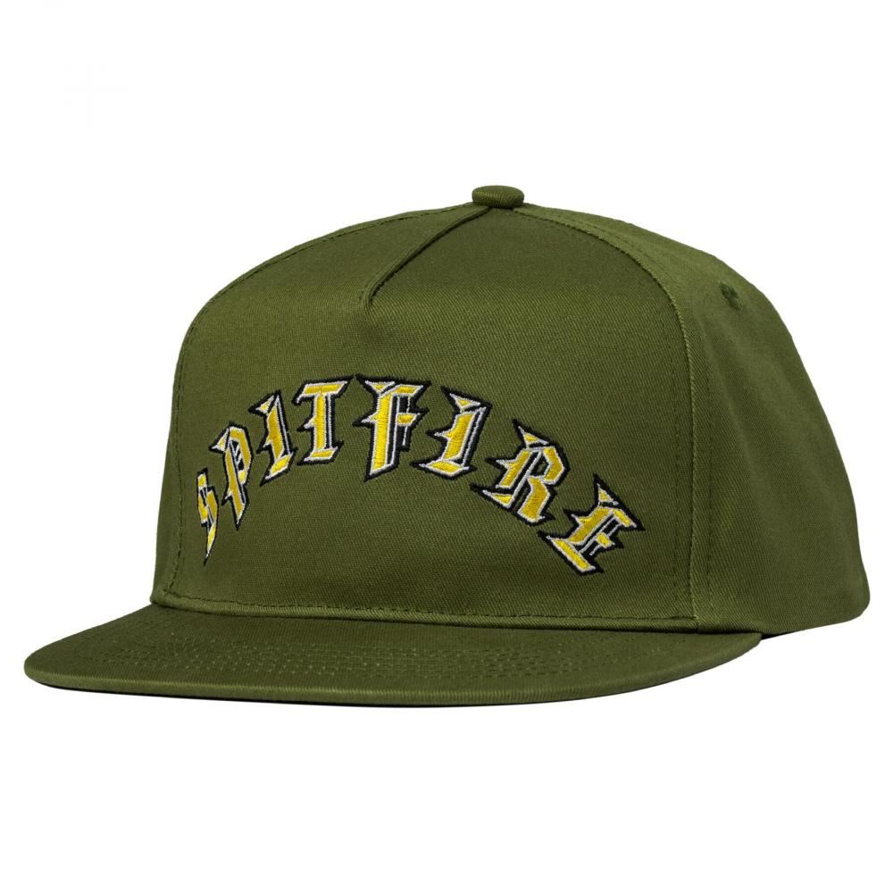 Spitfire Cap Old E Arch Olive / Gold - O/S