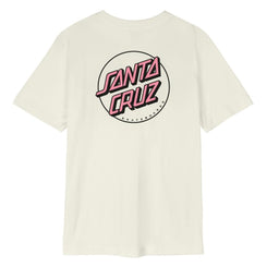 Santa Cruz Womens T-Shirt Partial Dot T-Shirt - Off White