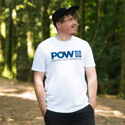Dewerstone Protect Our Winters Logo T-Shirt - White