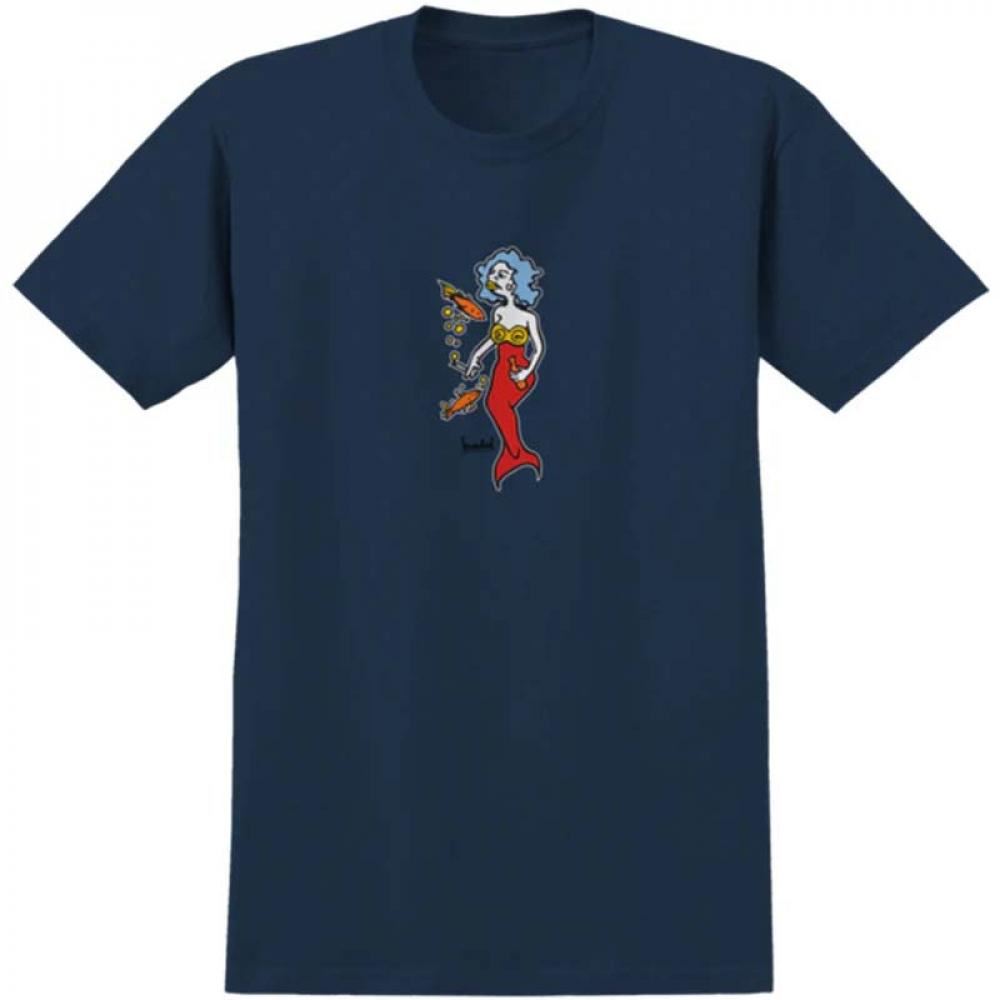 Krooked T-Shirt Mermaid - True Navy / Multi