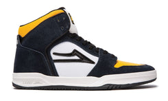 Lakai Telford Skate Shoes - Navy/Yellow