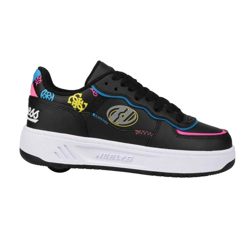 Heelys X Guess Rezerve FN Guess - Black / Cyan / Neon Pink - Skatewarehouse.co.uk