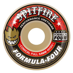 Spitfire Formula Four Skateboard Wheels Conical Full 101 - Natural