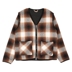 Santa Cruz Jacket Assembly Liner - Orange / Black Check