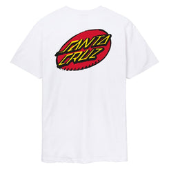 Santa Cruz T-Shirt Creep Dot - White - Skatewarehouse.co.uk