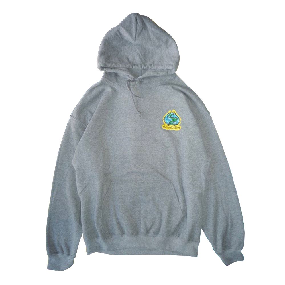 Dear Skating WORLD Hoodie Heather Grey