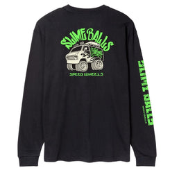 Santa Cruz Longsleeve T-Shirt Mike Giant Van L/S T-Shirt - Black - Skatewarehouse.co.uk