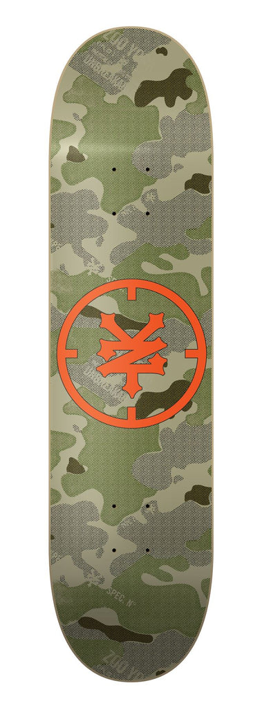 Zoo York ZY Camo Spec Skateboard Deck Multi 8"