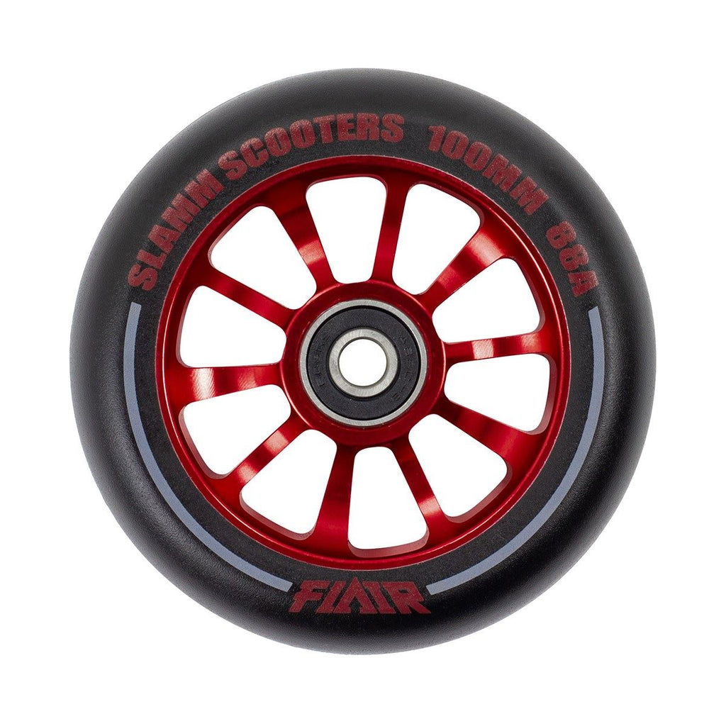 Slamm Scooter 100mm Flair 2.0 Scooter Wheels - Red