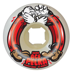 OJ Double Duro Skateboard Wheels Ace Pelka Slappy 101a/95a - White