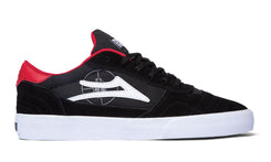 Lakai x Public Enemy Cambridge Skate Shoes - Black/Red