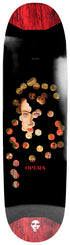 Opera Dot - EX7 Pop Slick Skateboard Deck Black/Red 8.5''