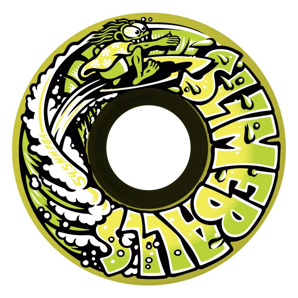 Slime Balls Skateboard Wheels Slime Surfer Mini OG 78a - Yellow