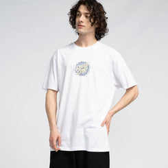 Santa Cruz T-Shirt Scrawl Brick Dot Front - White