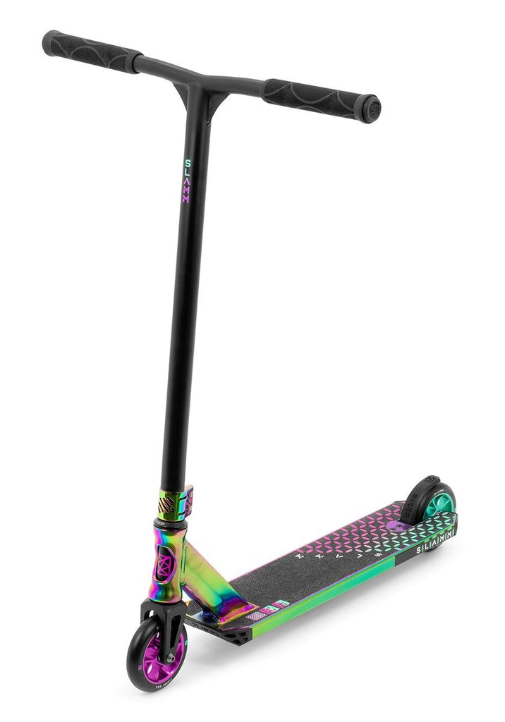 Slamm Assault Stunt Scooter - Neochrome - Skatewarehouse.co.uk