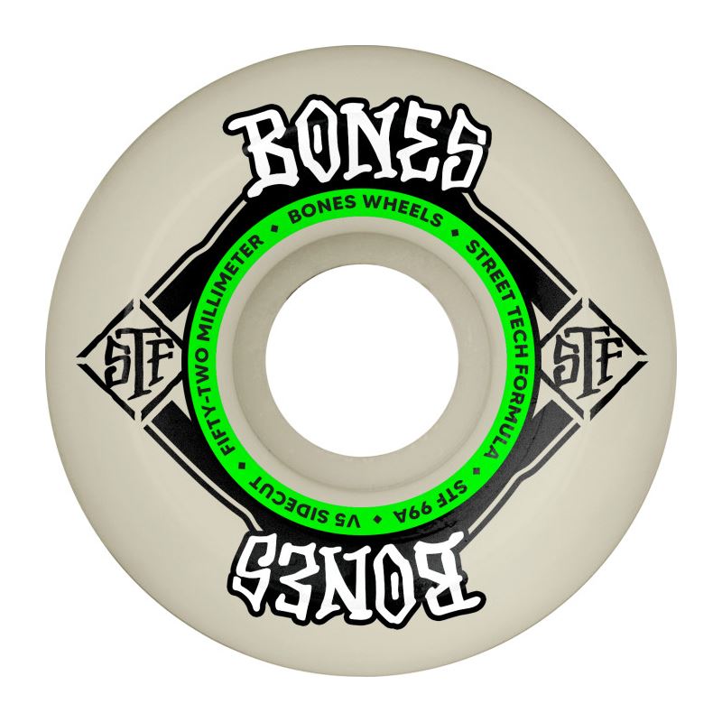 BONES Skateboard Wheels STF V1 Standard 99A