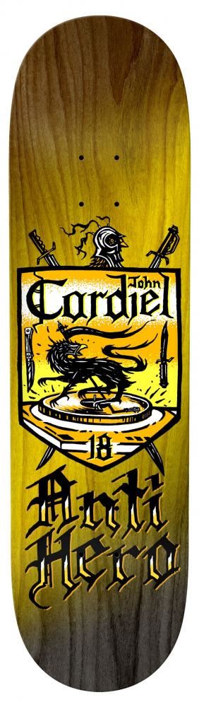 Antihero Cardiel Coat Of Arms Skateboard Deck - 8.62"