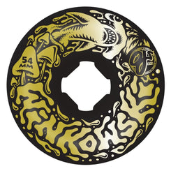 OJ Elite Hardline Skateboard Wheels Erick Winkowski Dope Planet - Black / Gold