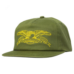 Anti Hero Snapback Basic Eagle Olive / Yellow - O/S