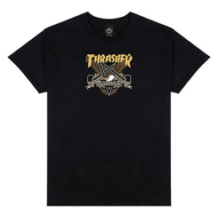 Thrasher X Antihero T-Shirt Eaglegram - Black