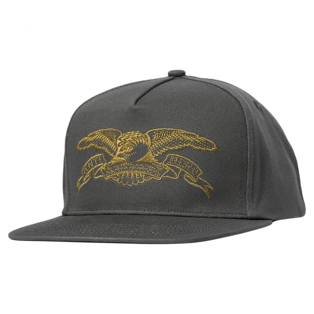 Anti Hero Snapback Basic Eagle Dark Charcoal / Tan - O/S