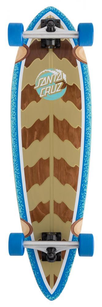 Santa Cruzer Complete Stipple Wave Dot Pintail - 9.2" x 33.0"