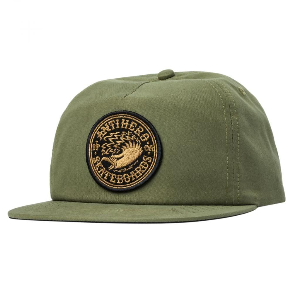 Anti Hero Snapback Eagle Round Moss / Bronze / Black - O/S