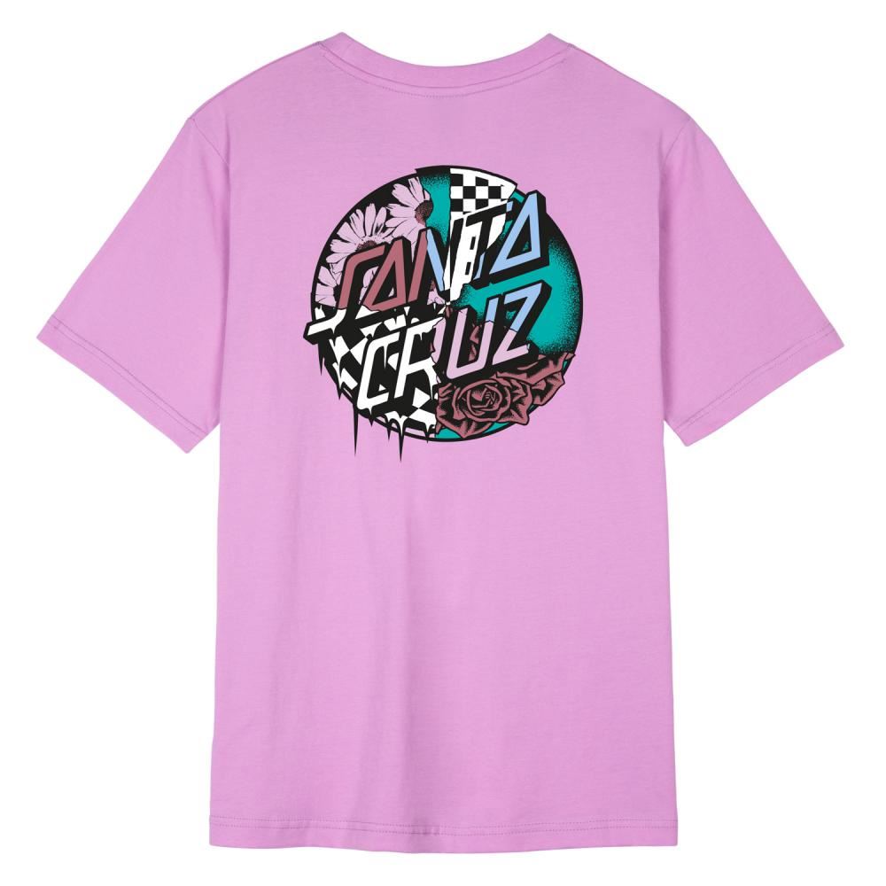 Santa Cruz Women's T-Shirt Fusion Dot Pop T-Shirt - Violet Tulle - Skatewarehouse.co.uk