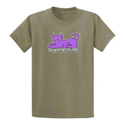 Toy Machine Devil Cat Tee Olive